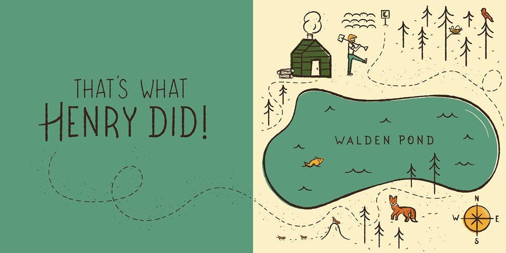 Little Naturalists: Henry David Thoreau in the Woods Book