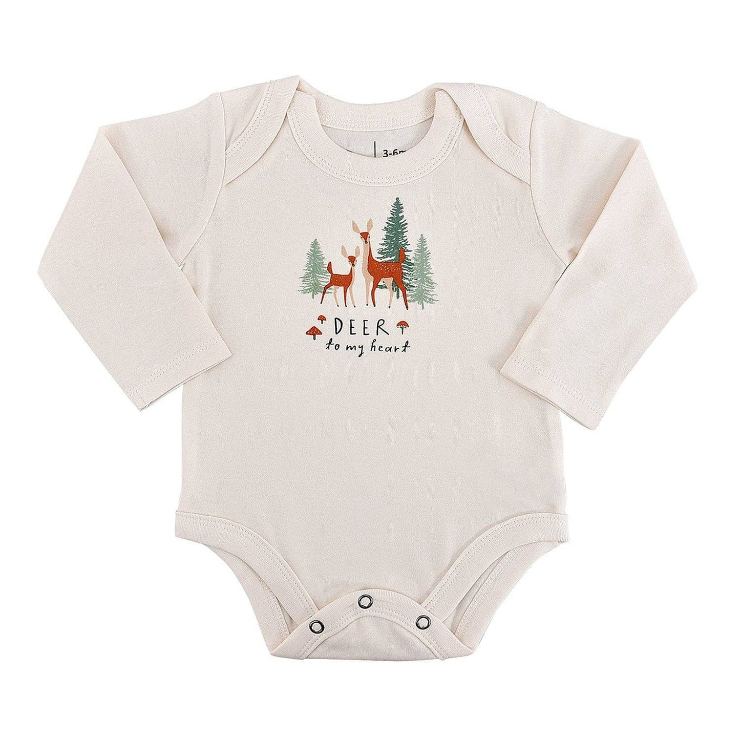 Organic "Deer to My Heart" Bodysuit