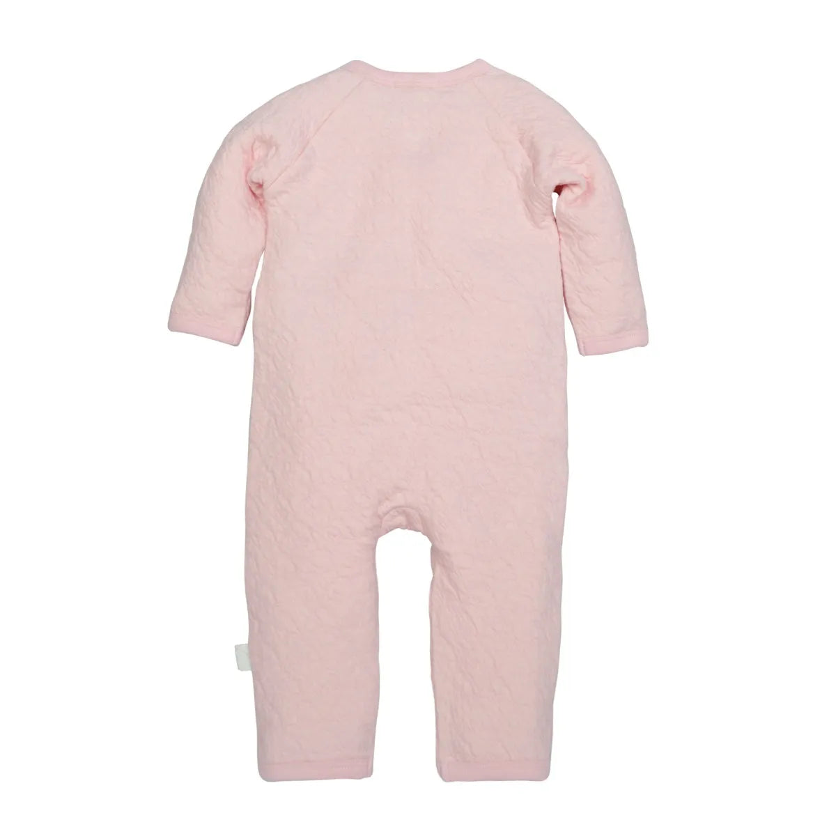 Quilted Organic Wrap Jumpsuit-Blush