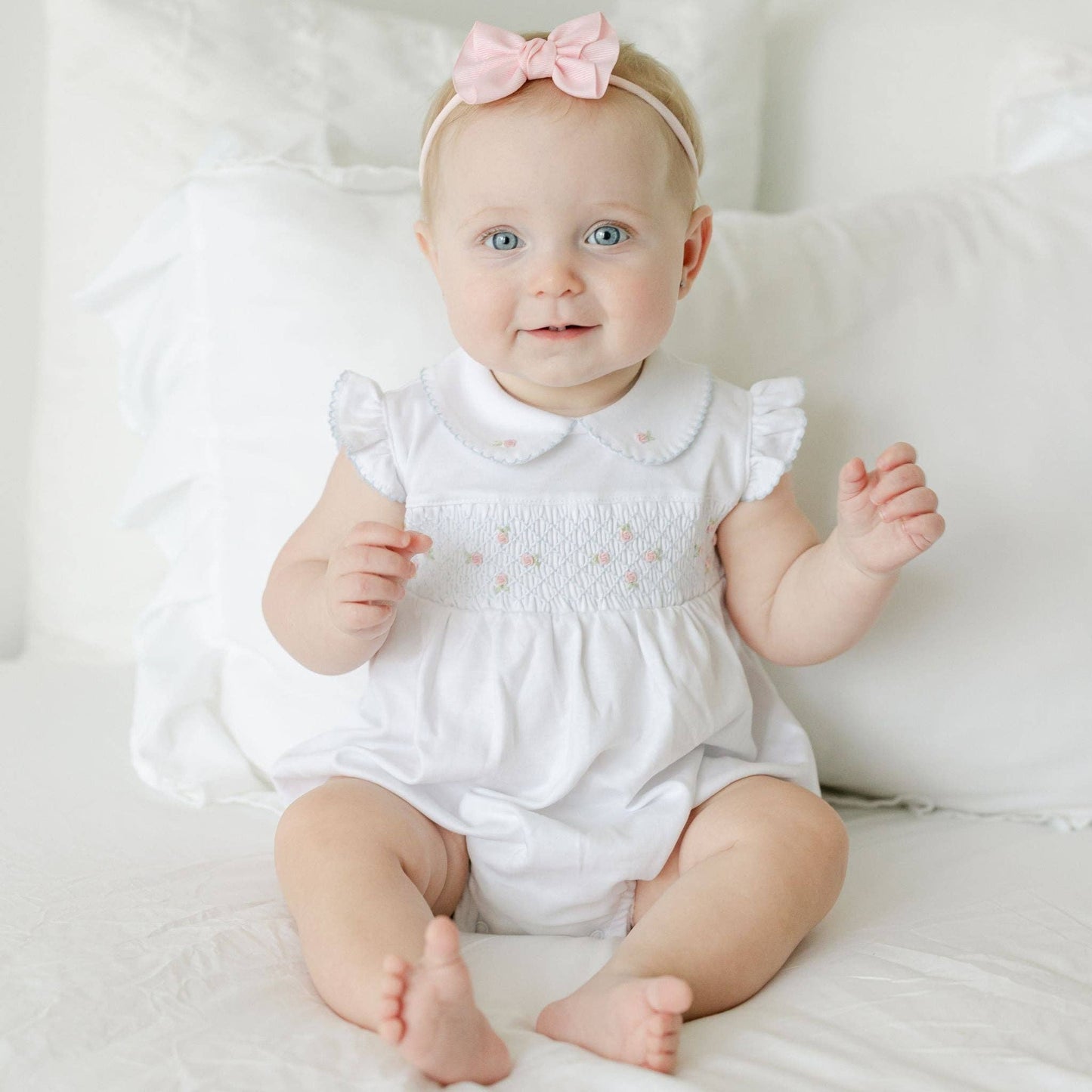 Charlotte's Classics Smocked Pima Bubble