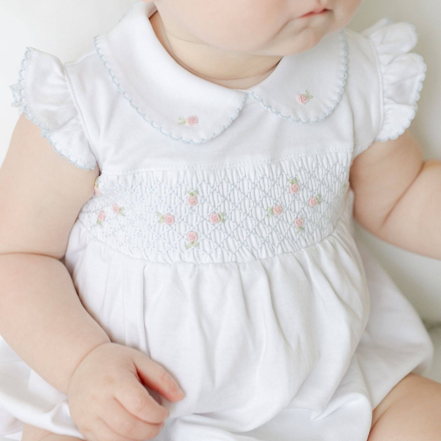 Charlotte's Classics Smocked Pima Bubble