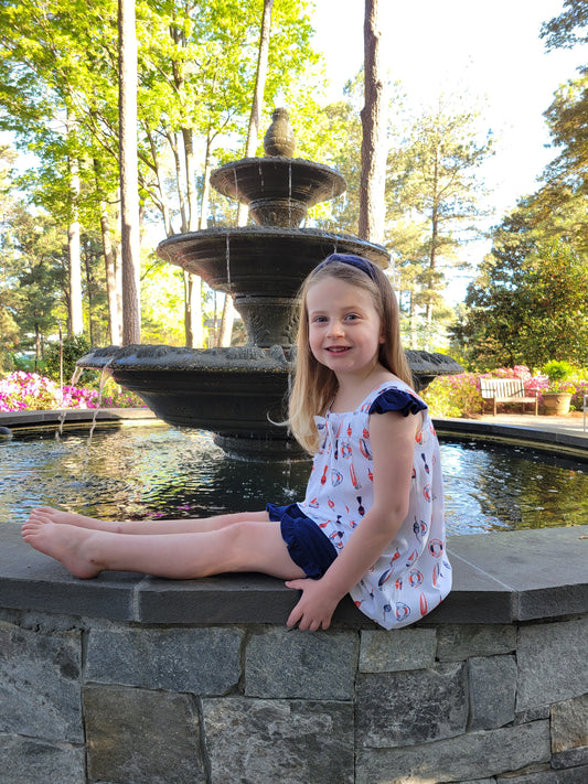 Sail Away Pima Shirt & Shorts Set