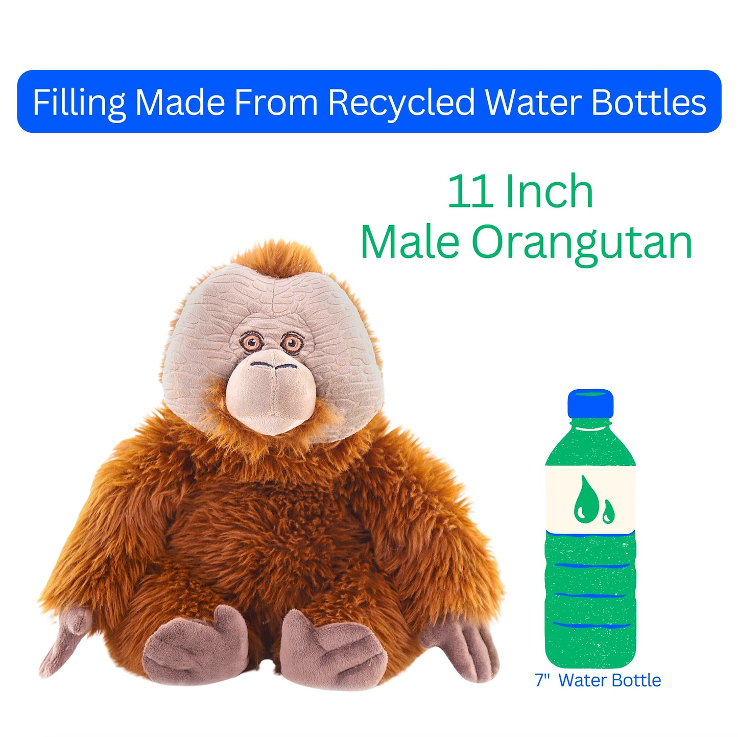 11" Earth Keeperz Orangutan Stuffed Animal