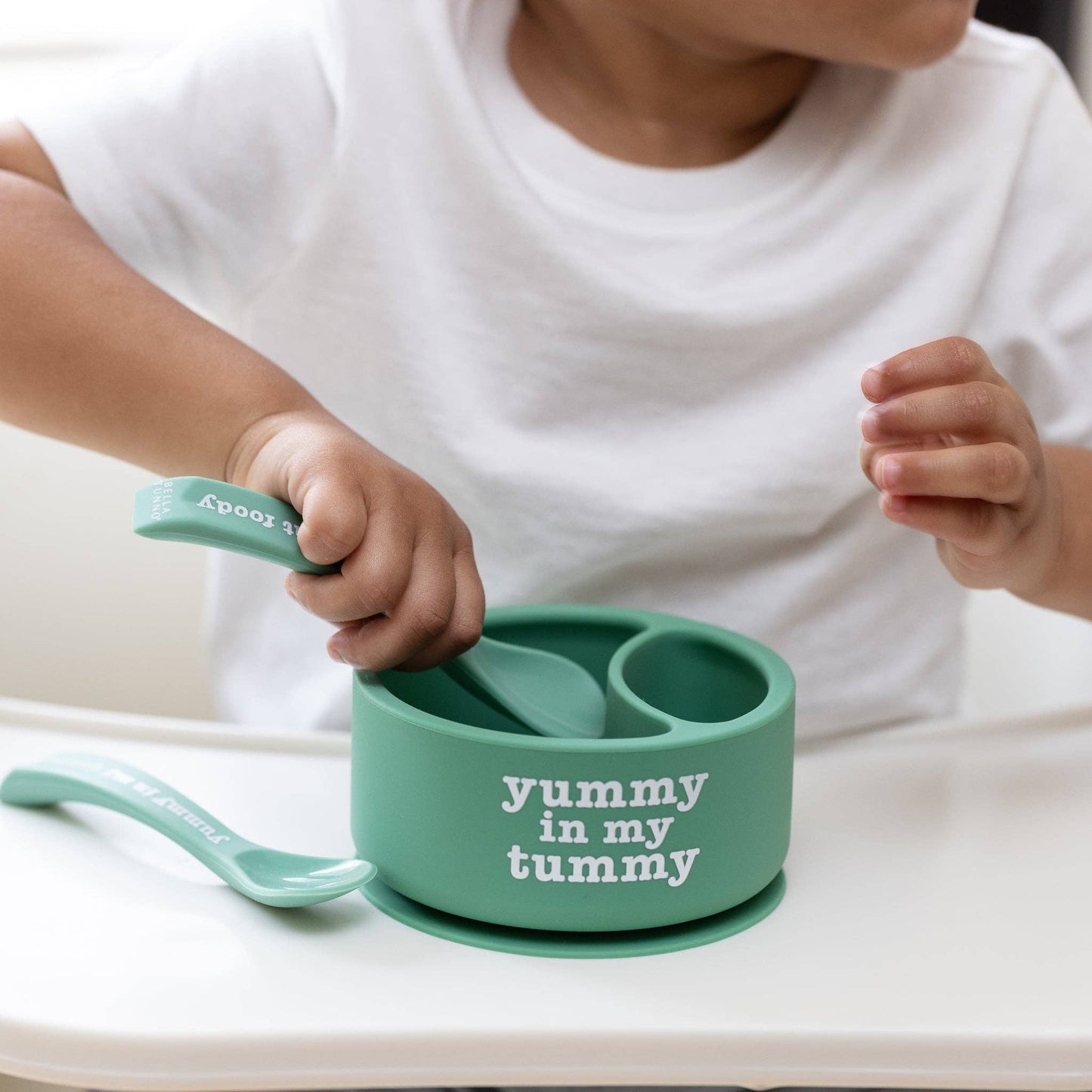Moody Yummy Tummy Spoon Set: Blue