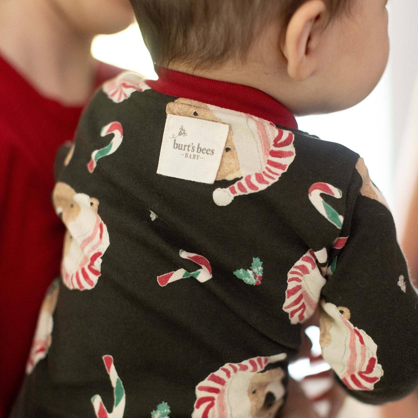 Organic Candy Cane Bears Pajamas