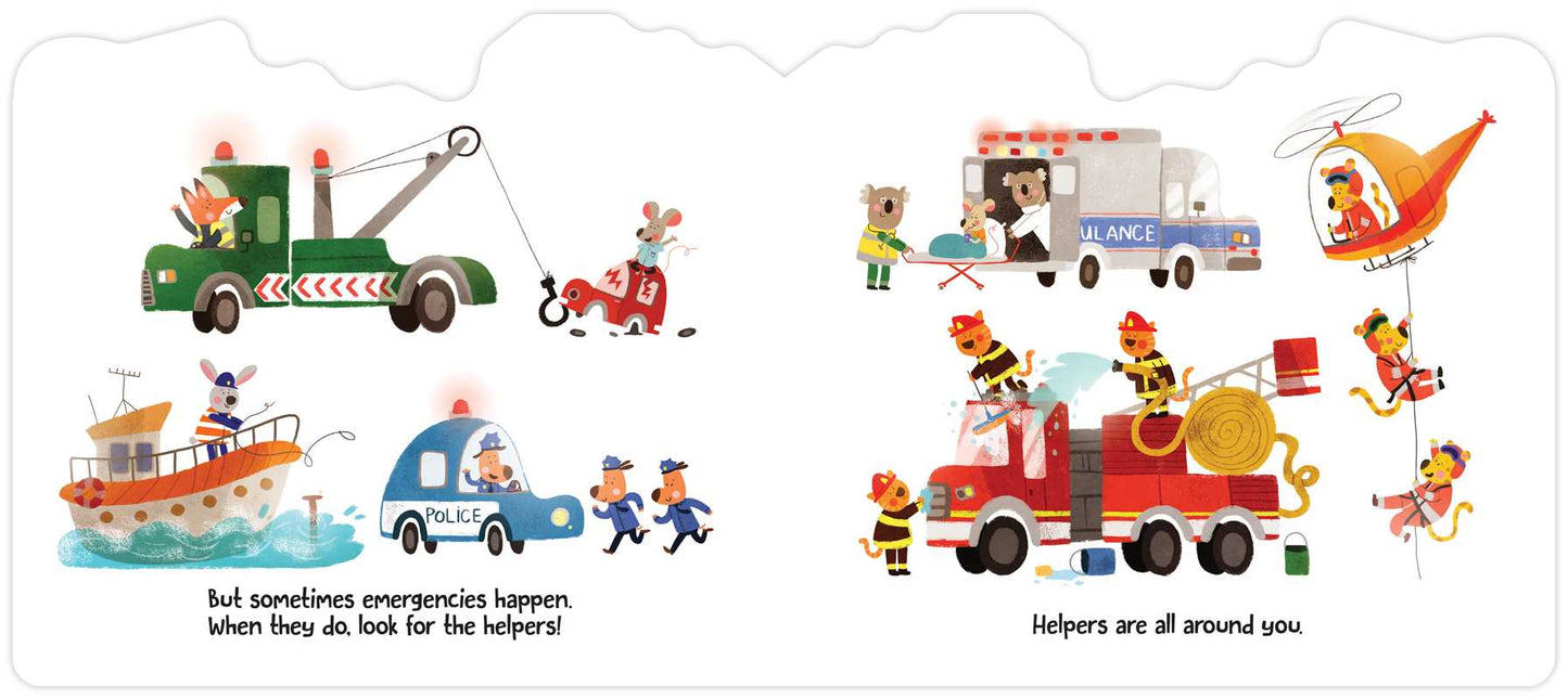 Here Come the Helpers Board Book