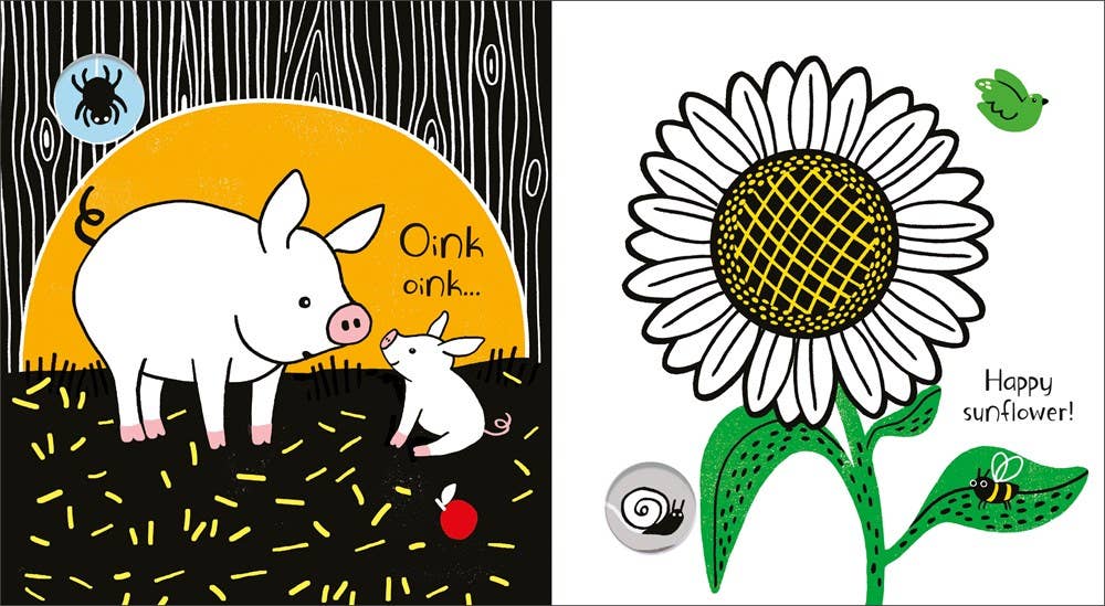 Baby's Black and White Farm Board Book