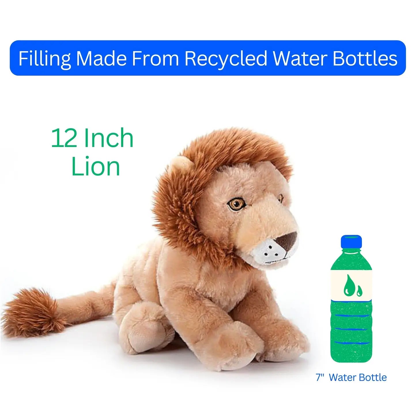 12" Earth Keeperz Lion Stuffed Animal