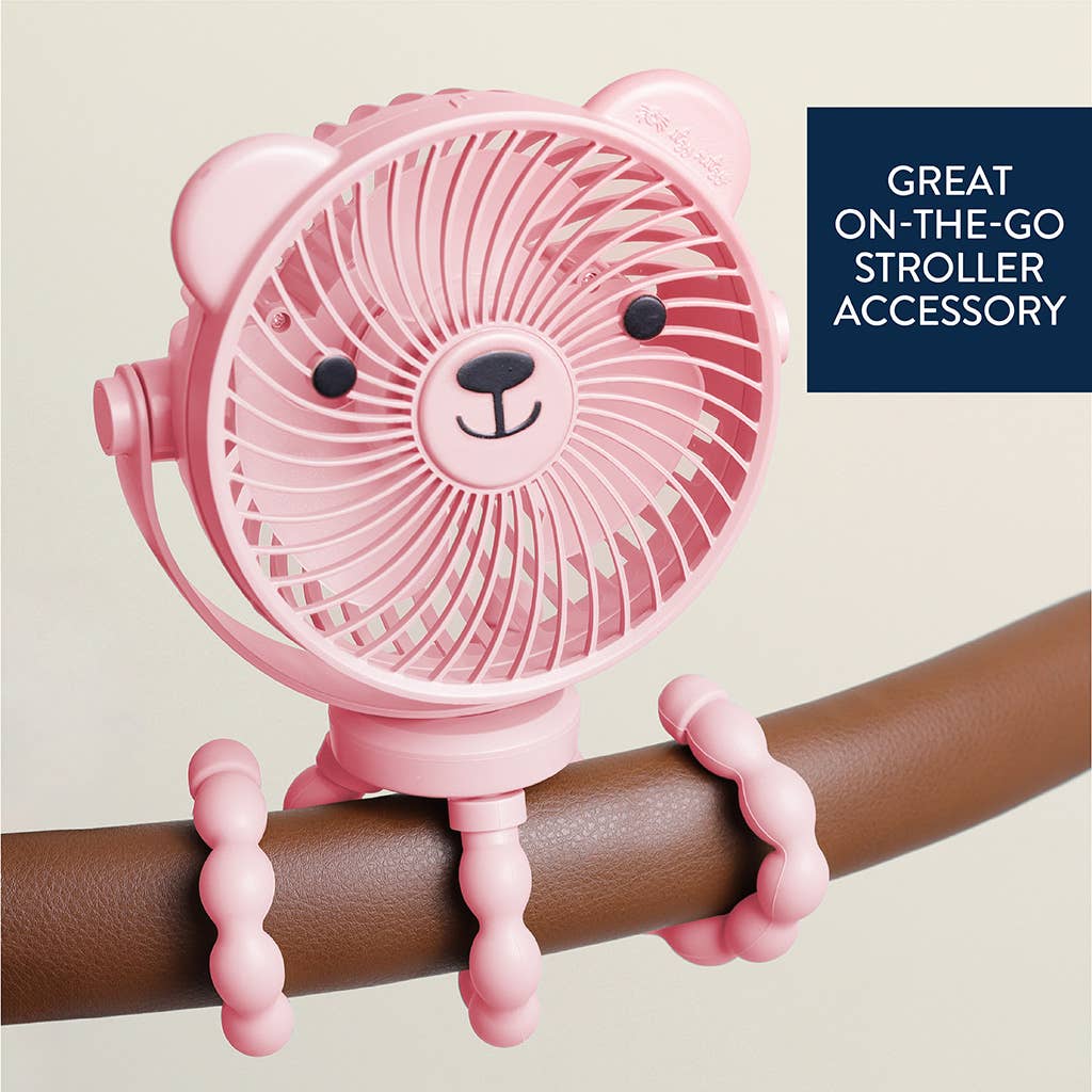 Itzy Breeze 3-Speed Stroller Fan™ - Pink