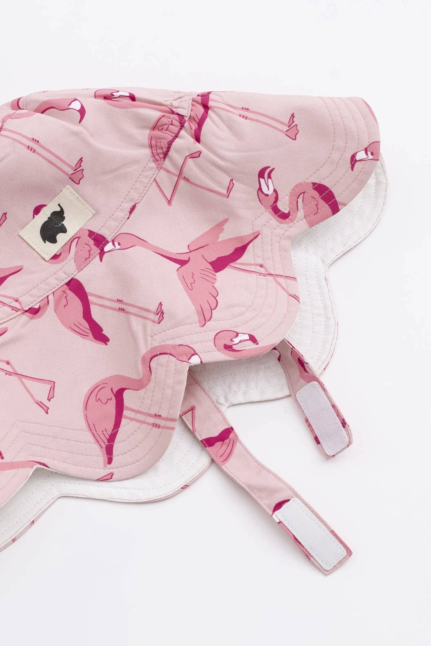 UPF 50+ Flamingos Scalloped Sun Hat