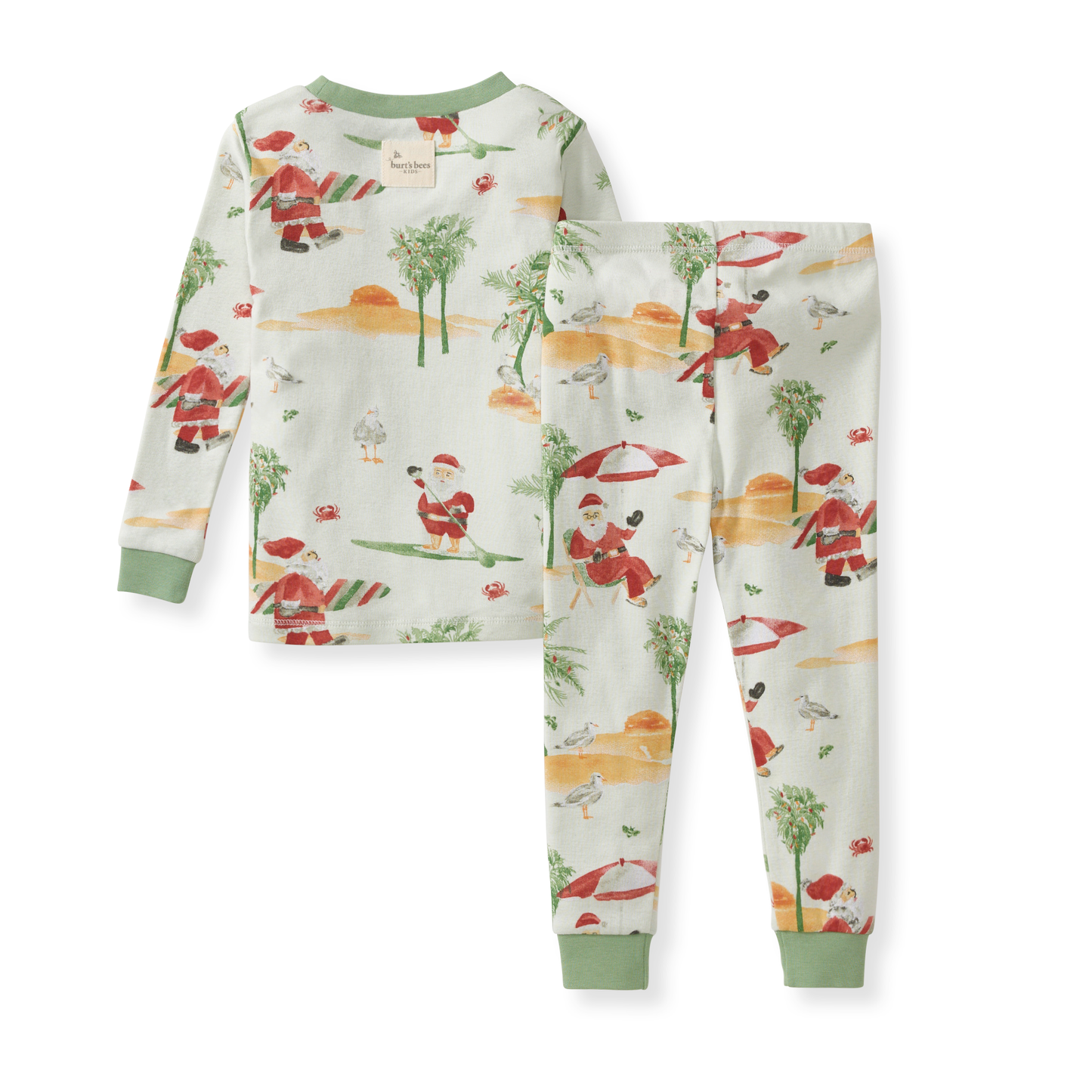 Surfin Santa Organic 2PC Pajamas