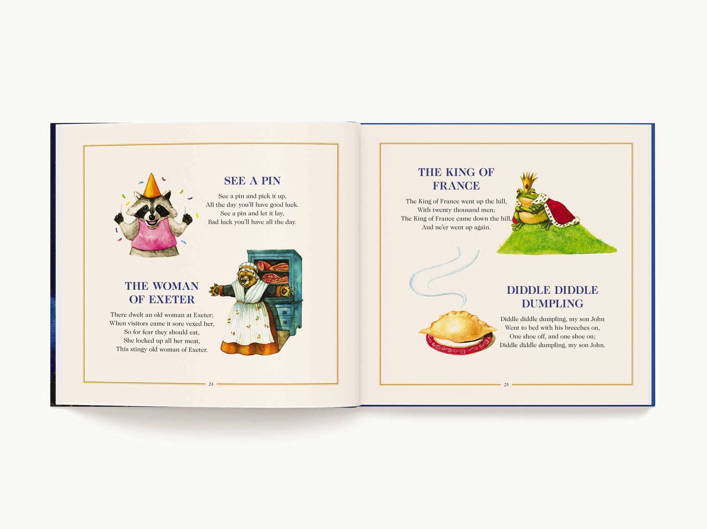 The Classic Treasury of Nursery Rhymes Book