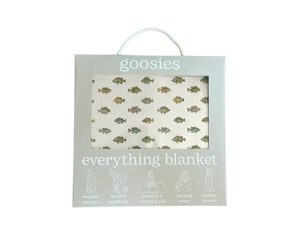 Fish Bamboo Everything Blanket