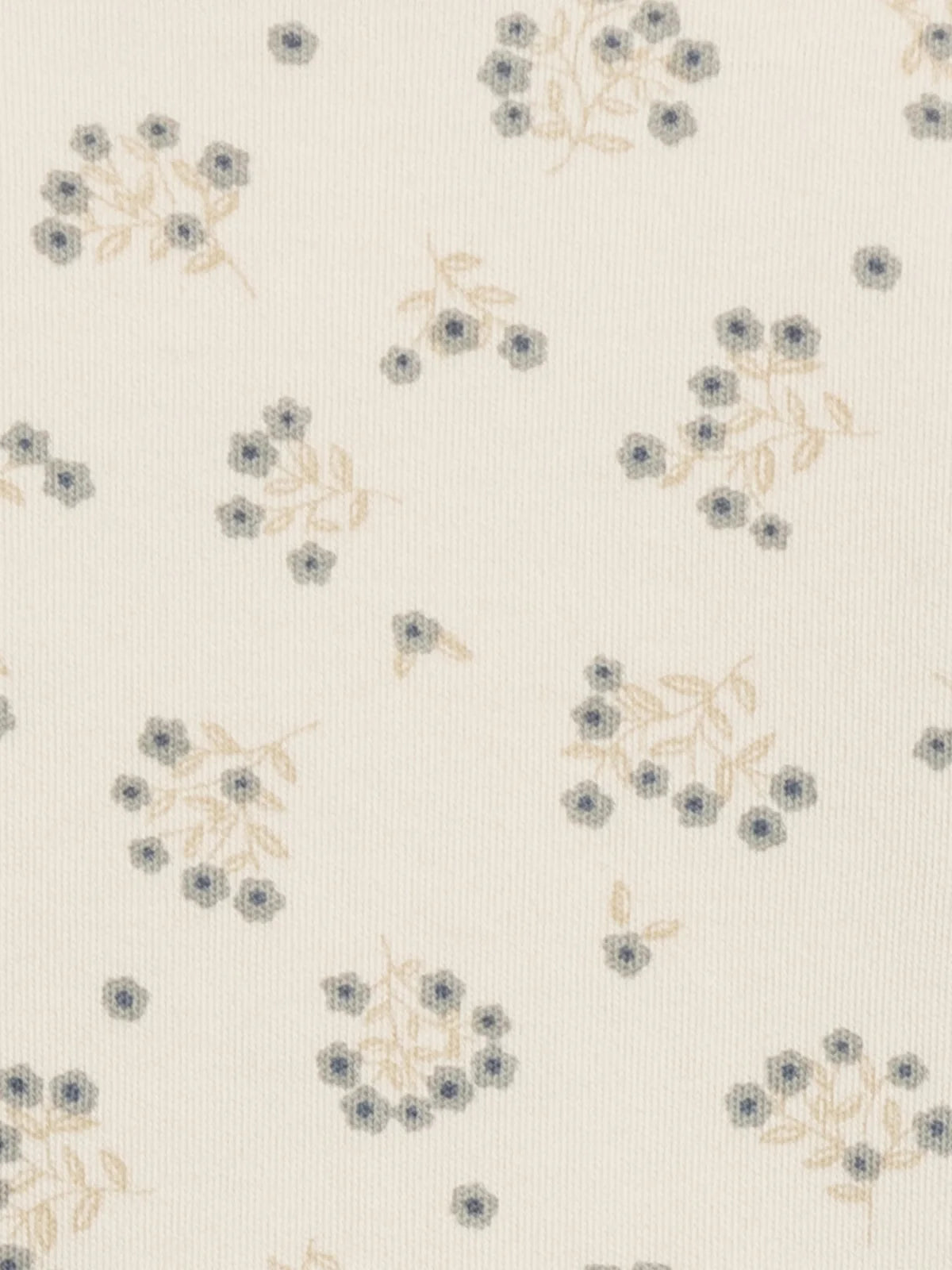 Organic Neve Ruffle Zip Footie - Hayden Mist