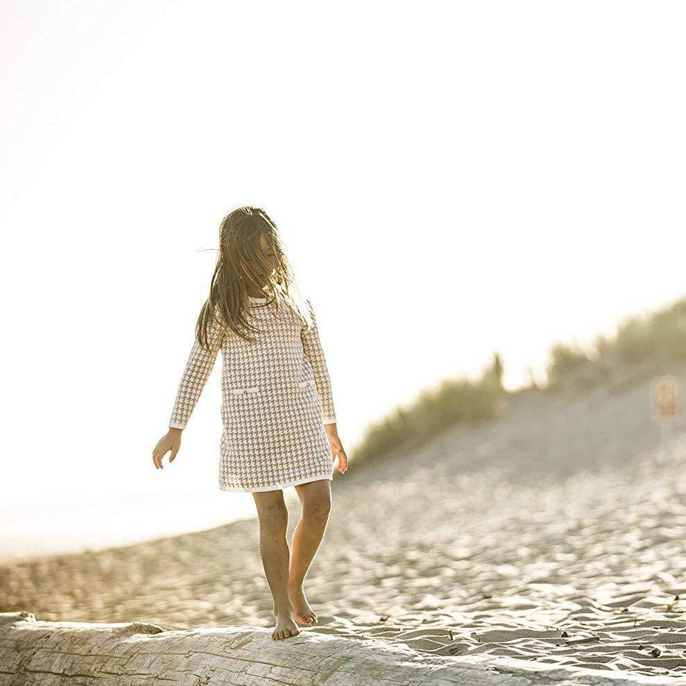 Bow Organic Sweater Dress