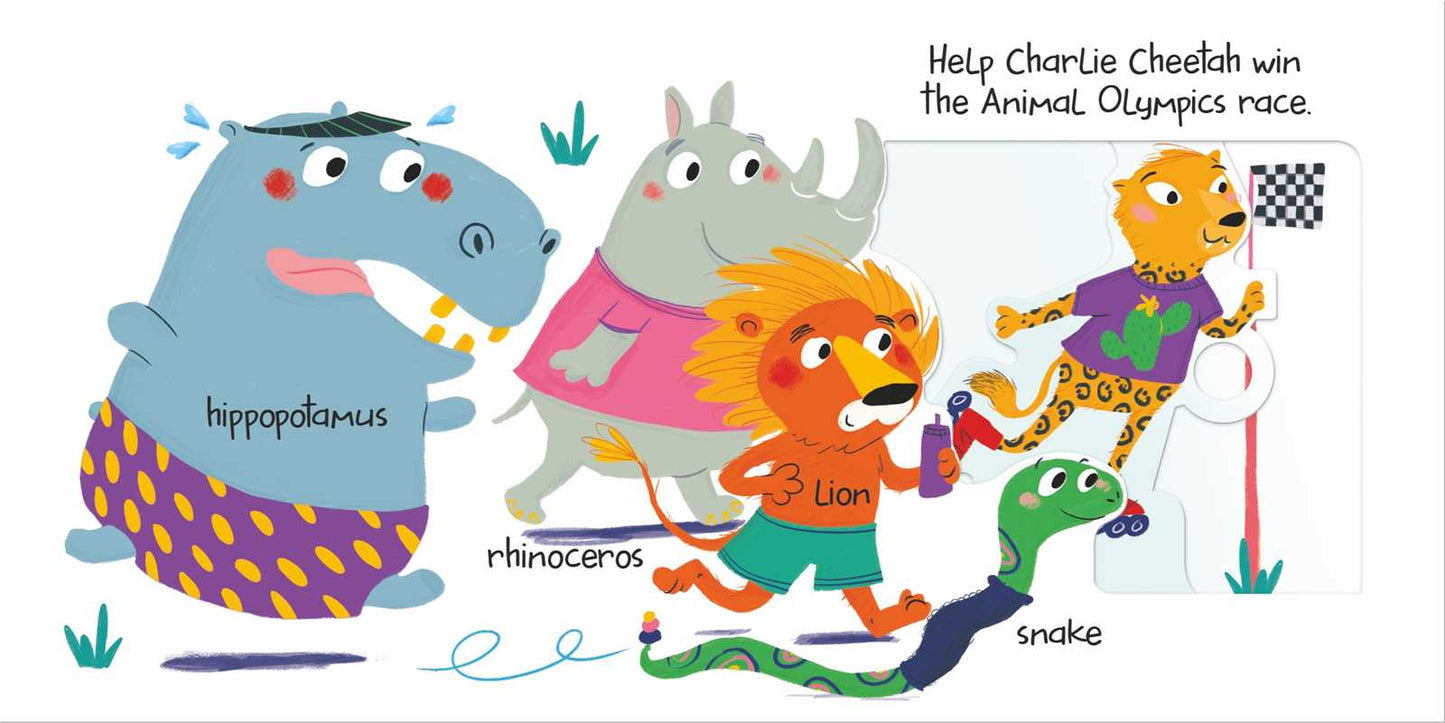 Slide and Peek In The Wild Board Book