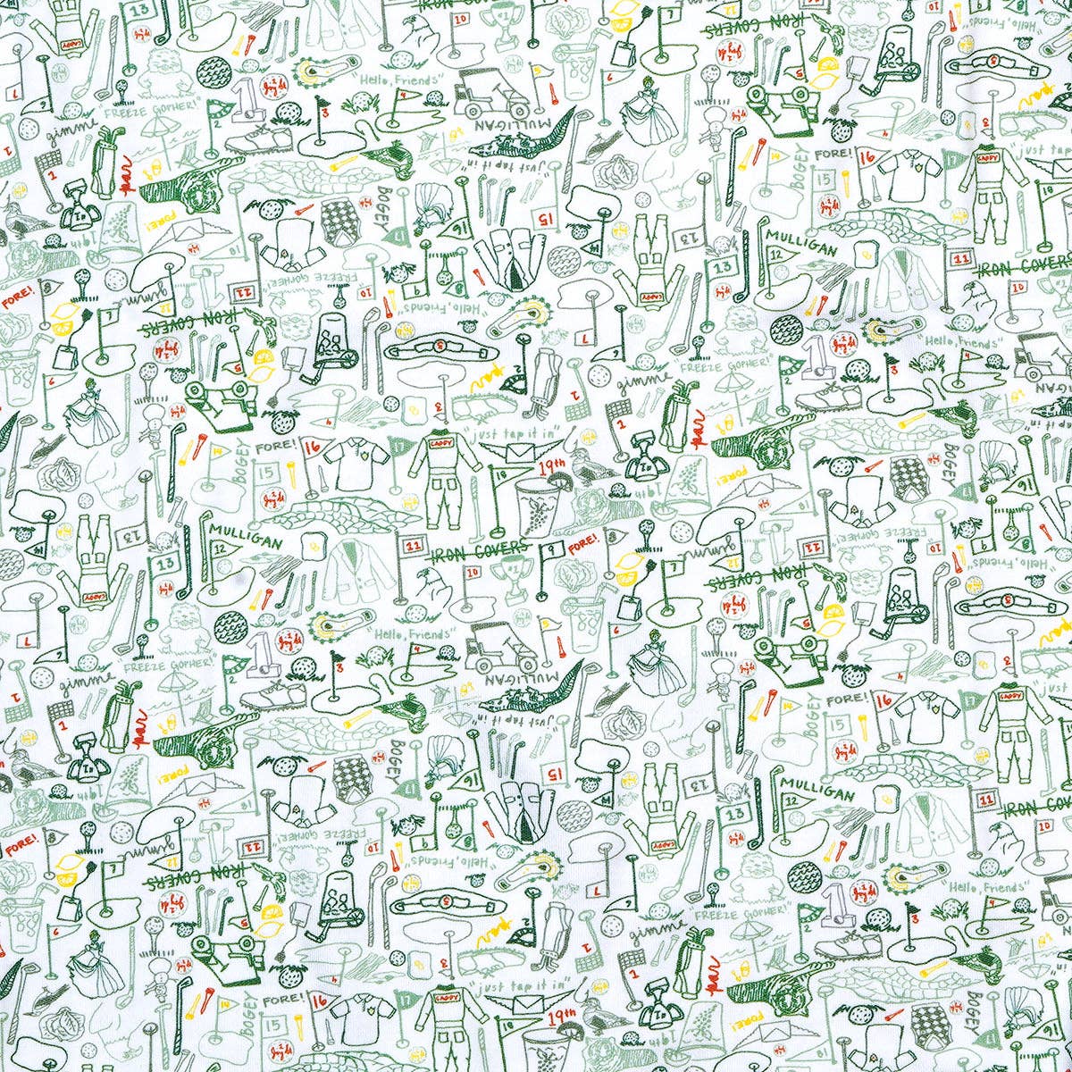 Golf Zip Pima Footie