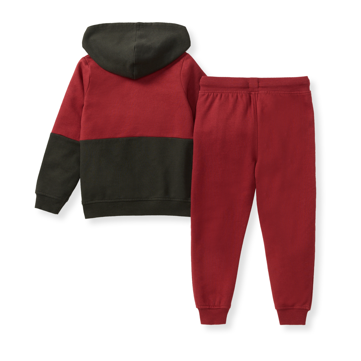 Organic Color Blocked Sweatshirt/Pant Set