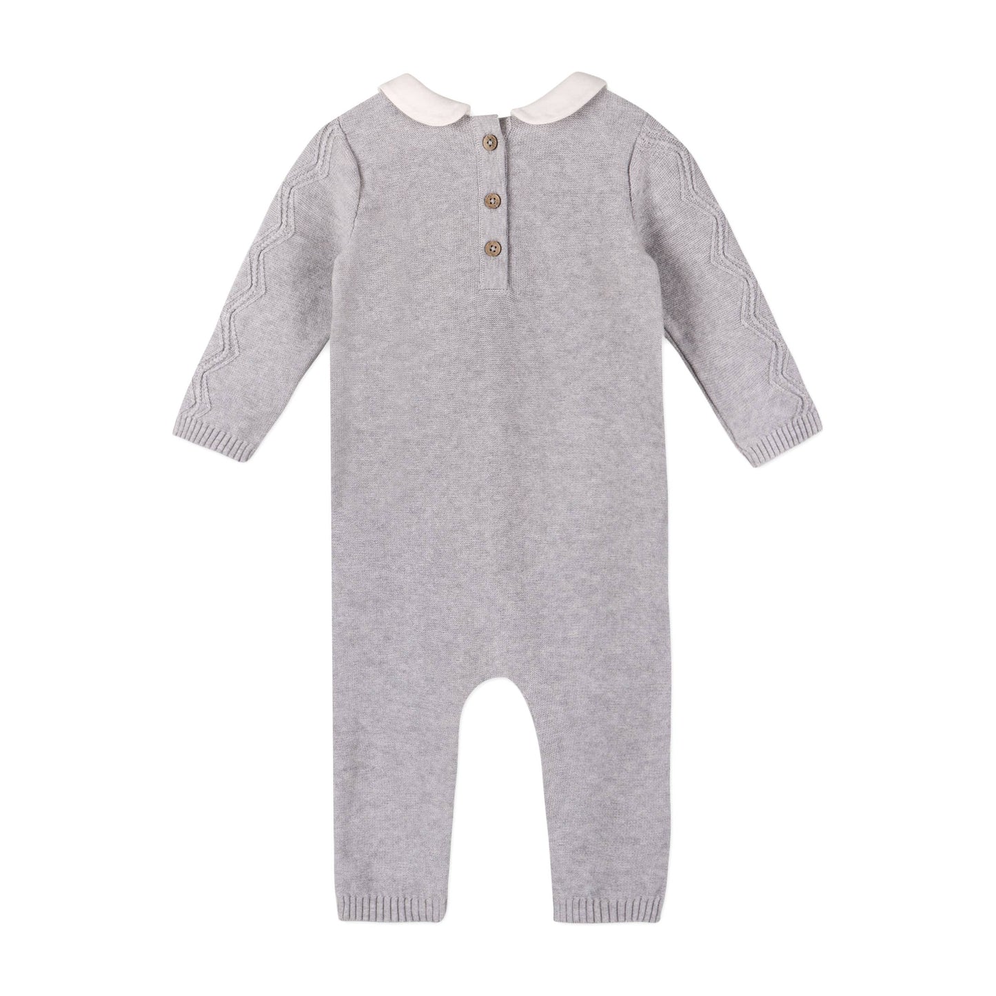 Organic Milan Grey Peter Pan Jumpsuit