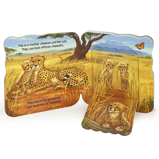 Jane & Me Cheetah Board Book
