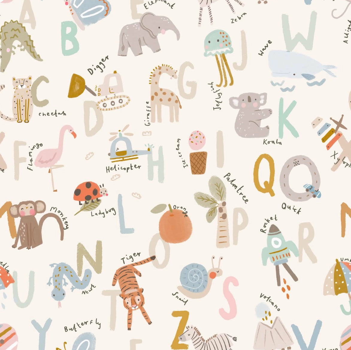 Animal ABC Bamboo Convertible Pajamas