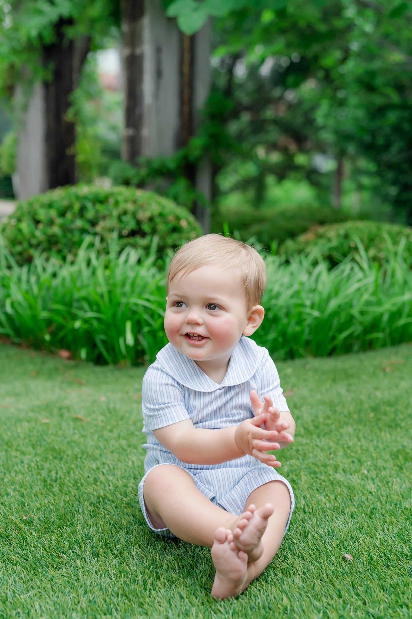 Henry Pima Cotton Shortall - Classic Stripe