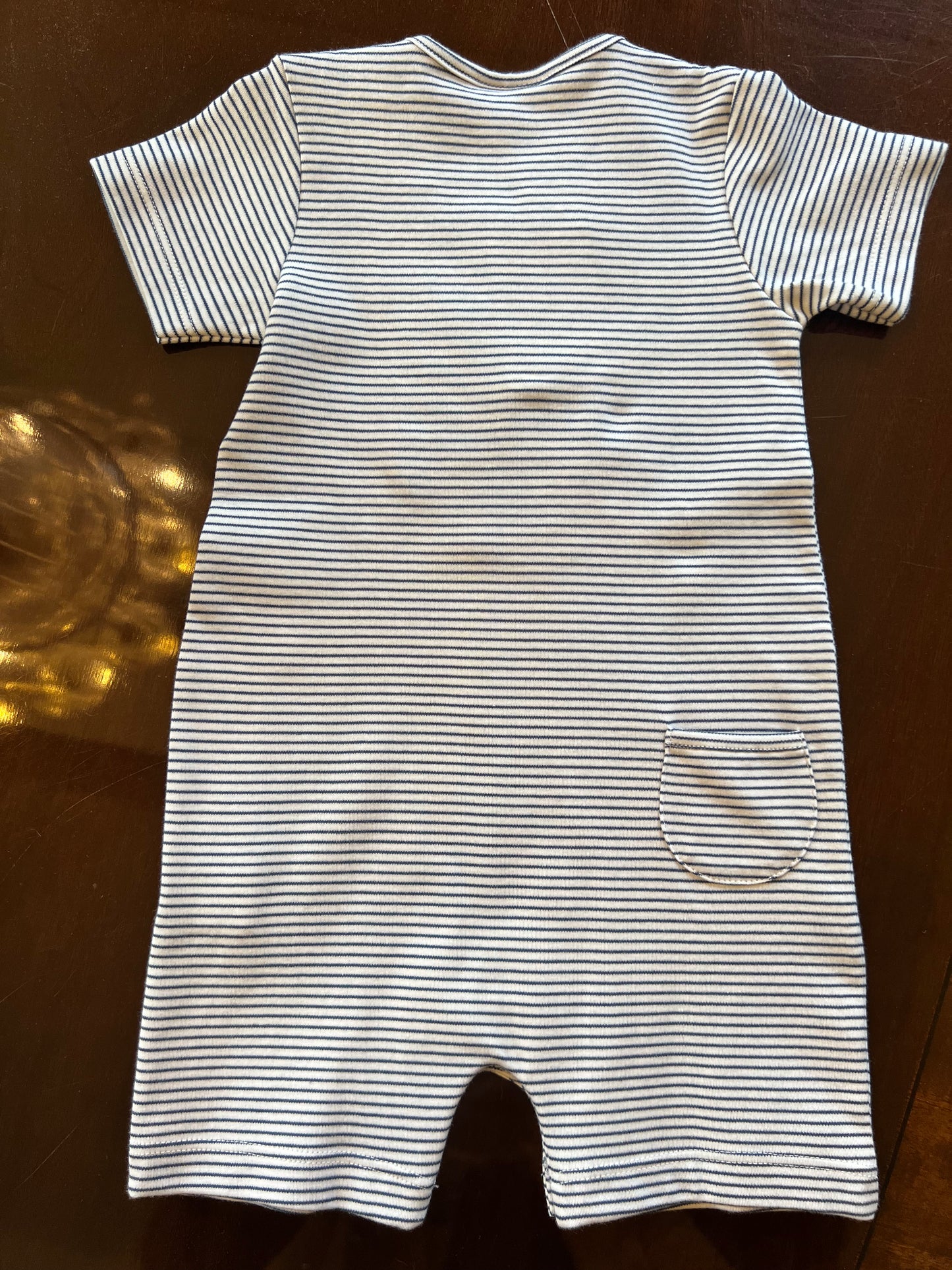Pirate Fun Appliqued Pima Romper