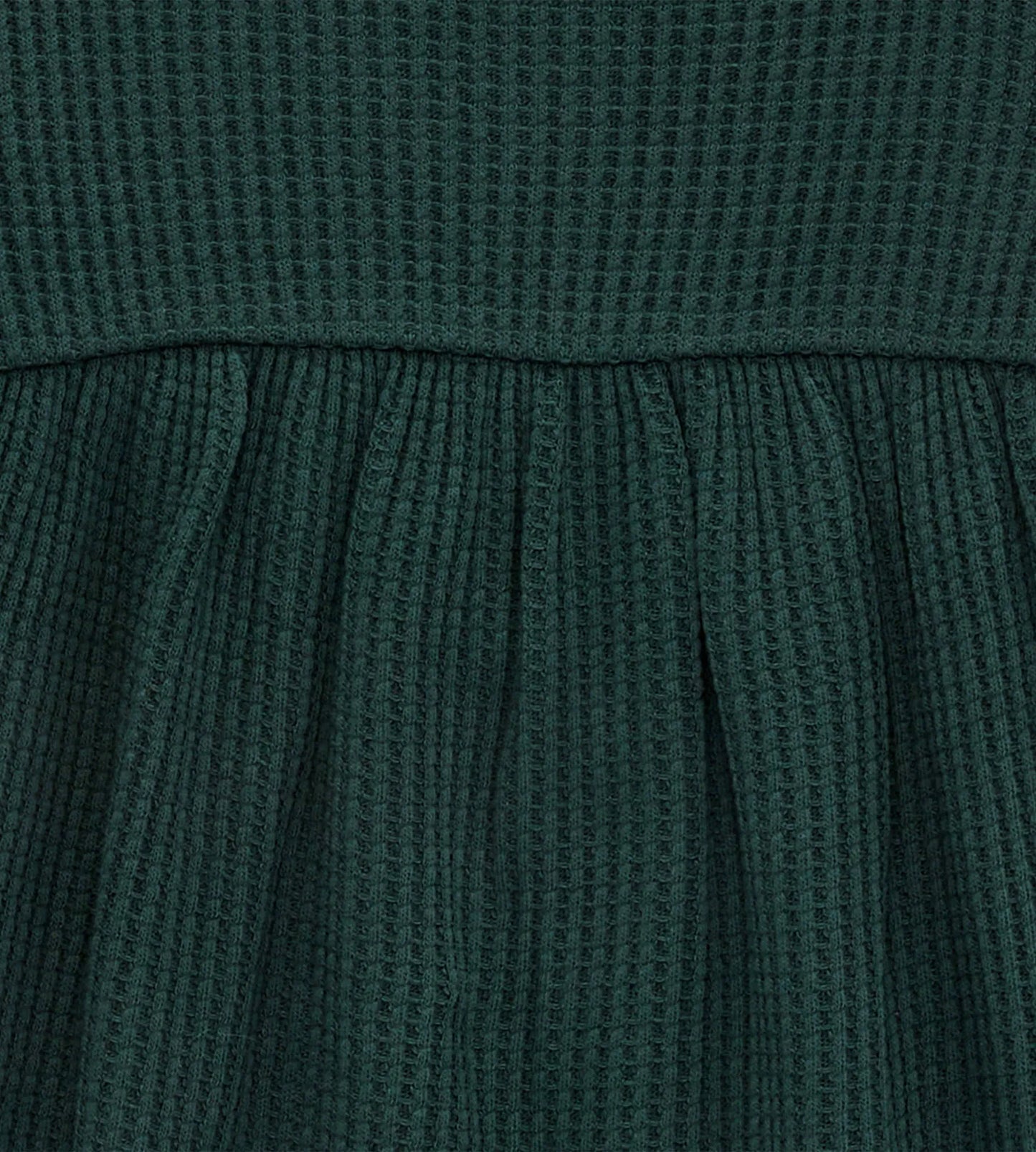 Organic Ruffle Thermal Jumpsuit