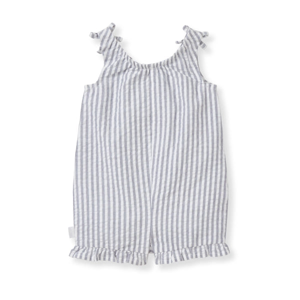 Seersucker Organic Girl Romper