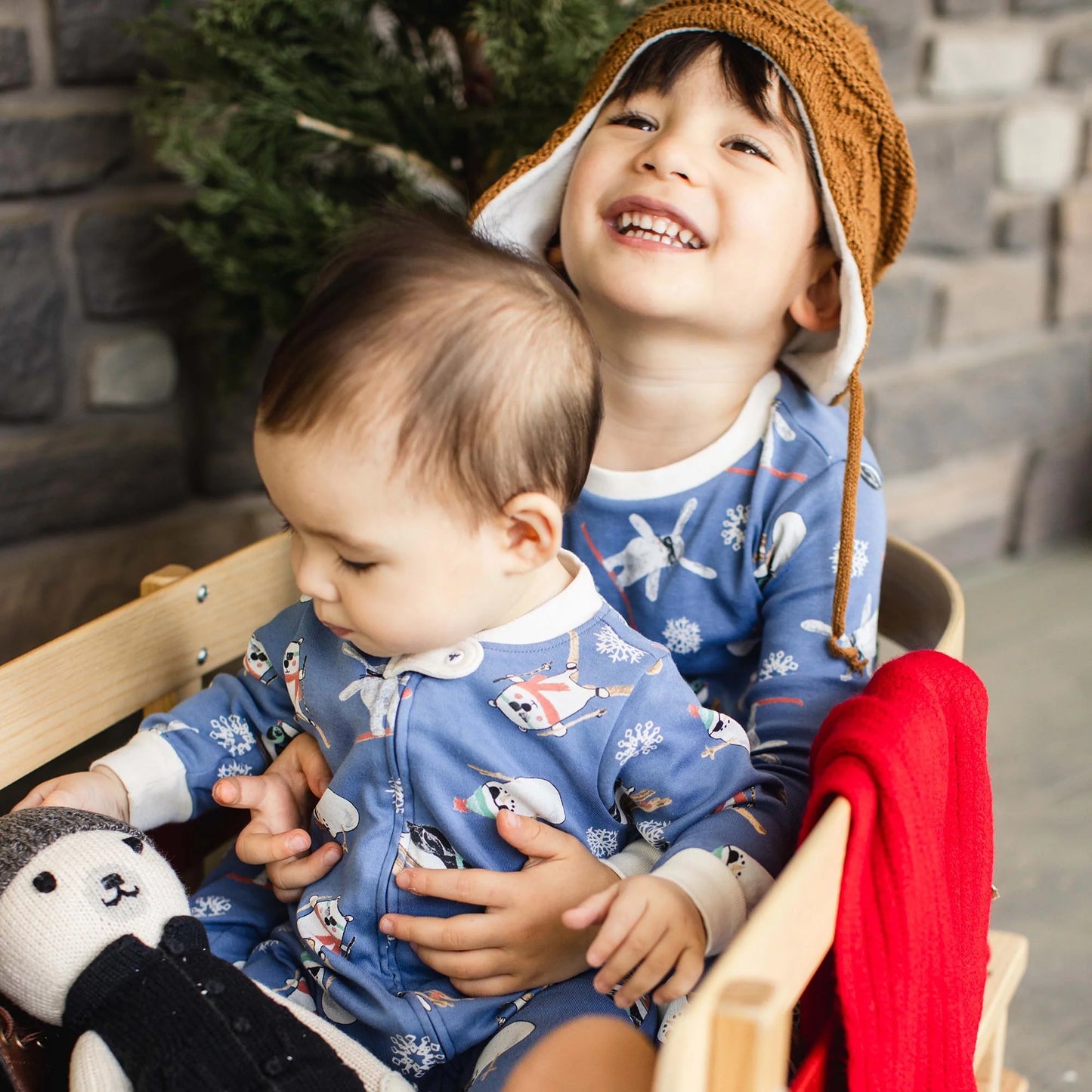 Meet Me on the Mountain Organic Footie Pajamas