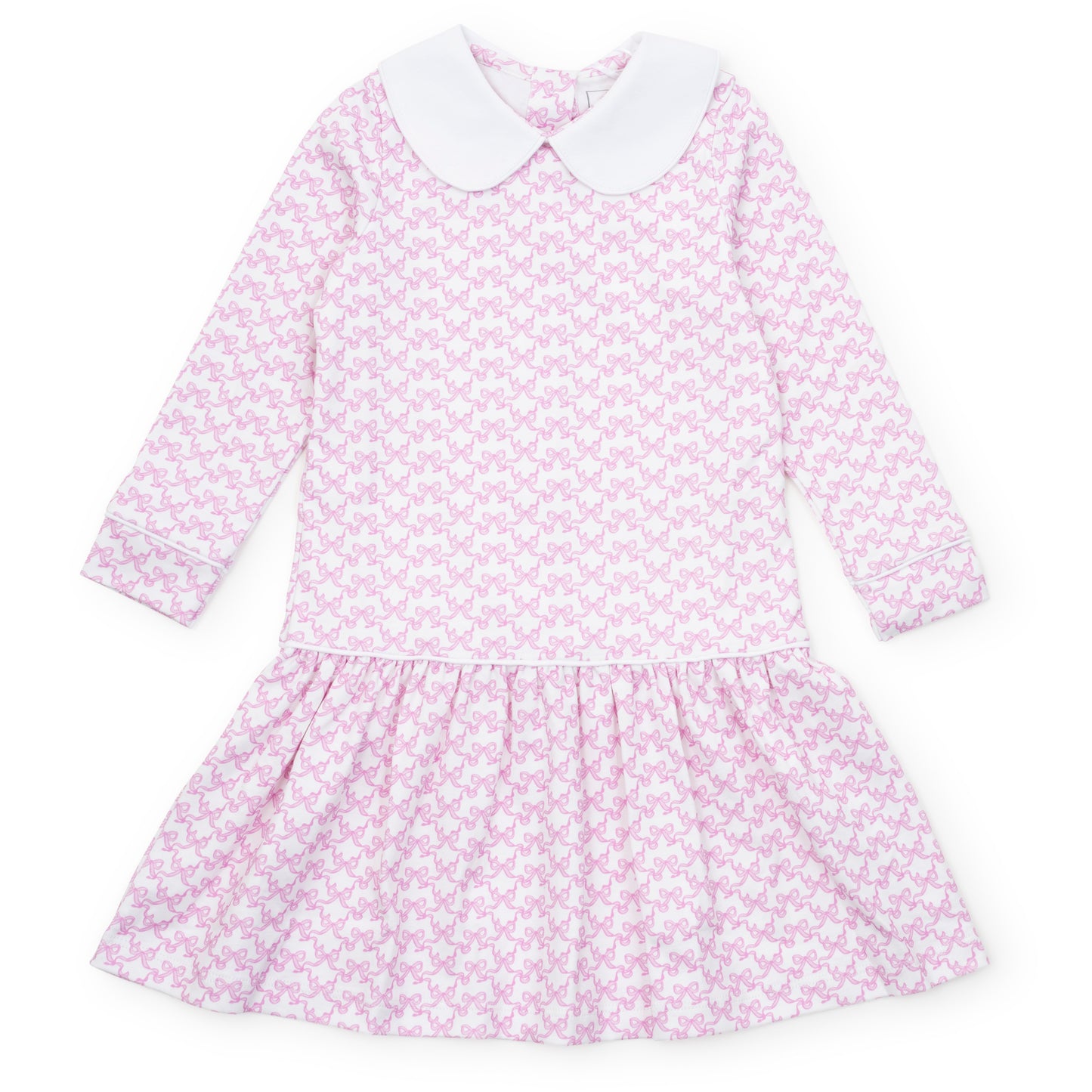 Lillian Pima Dress - Pretty Pink Bows
