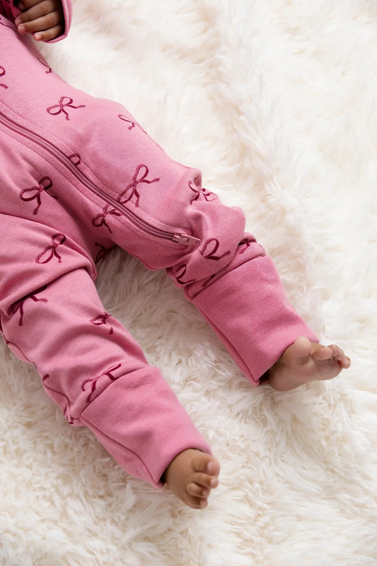 Pink Ribbons Organic Convertible Romper