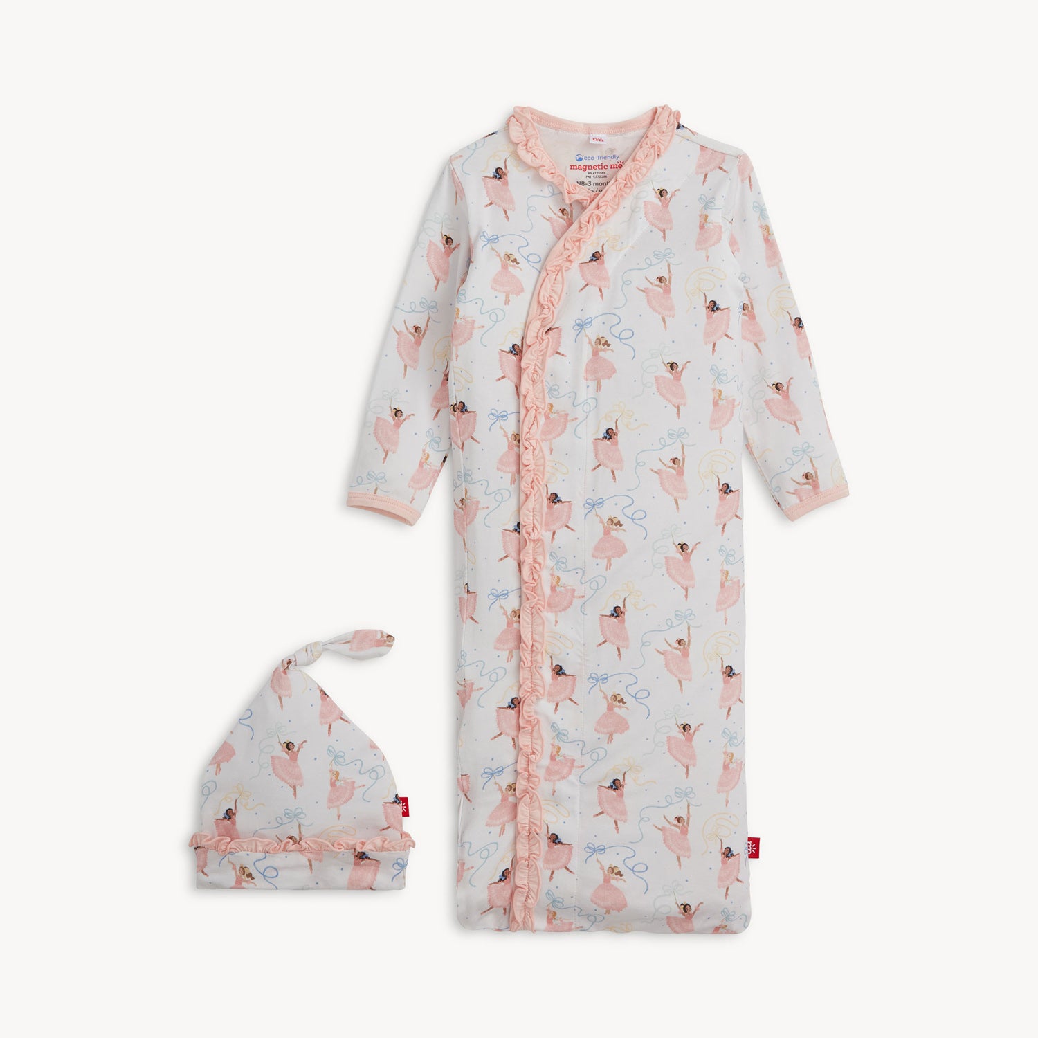 Sleeper Gowns Magnetic Baby Gown Magnificent Baby Gown Pink Jolie