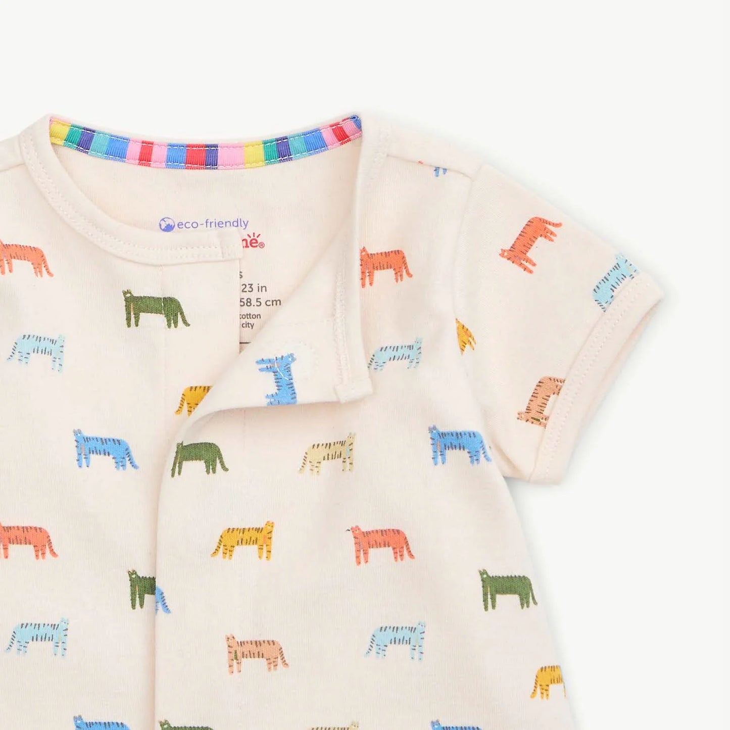 Le Tigre Organic Magnetic Short Romper