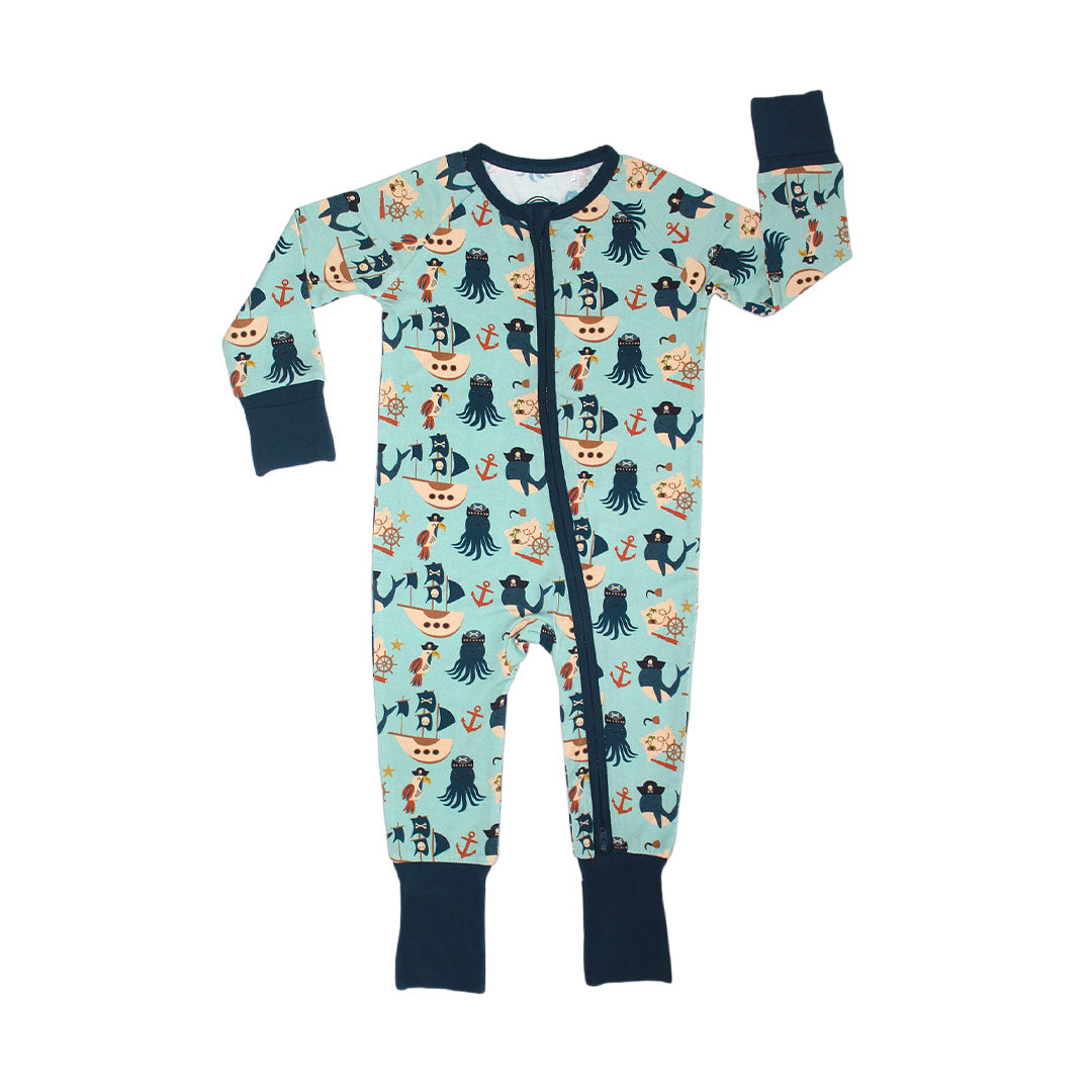 Pirate's Life Bamboo Convertible Pajamas