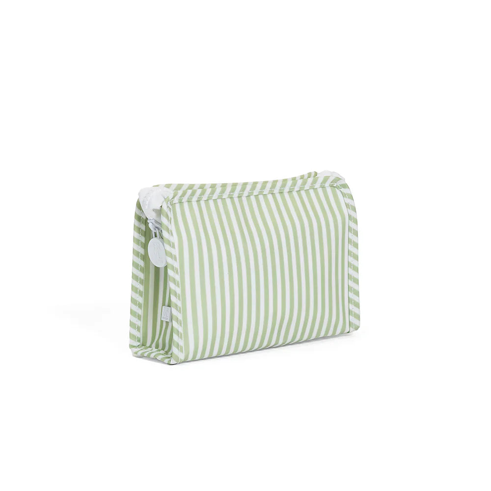 Sage Pimlico Stripe Roadie Small Zip Pouch