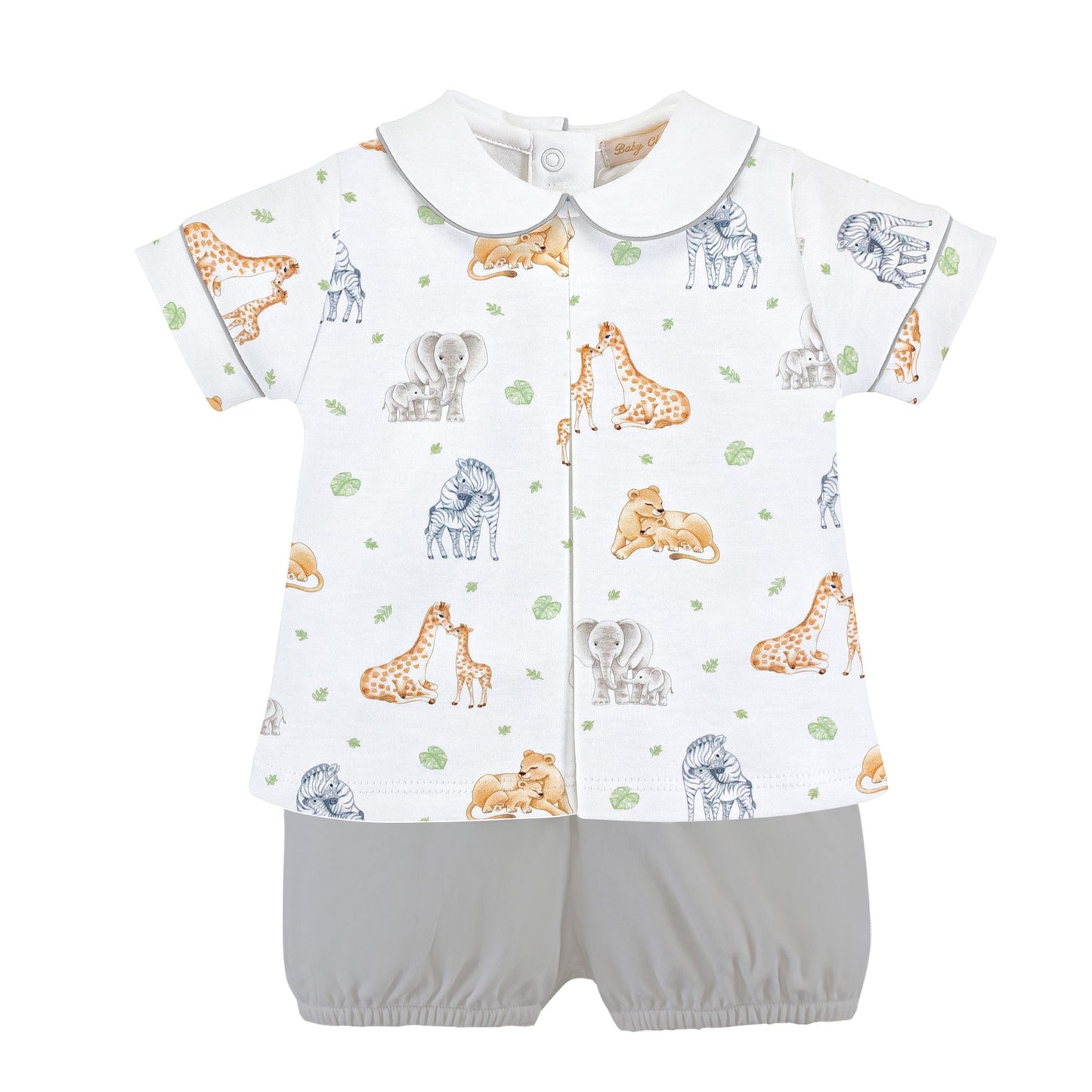 Jungle Kids Pima Shirt & Bloomer Set