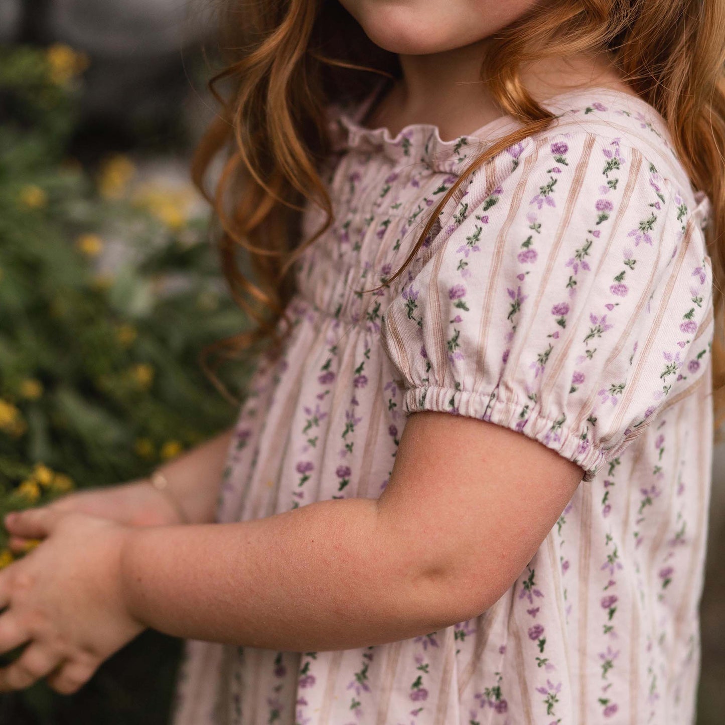 Farmhouse Floral Organic Shirt & Pants Set