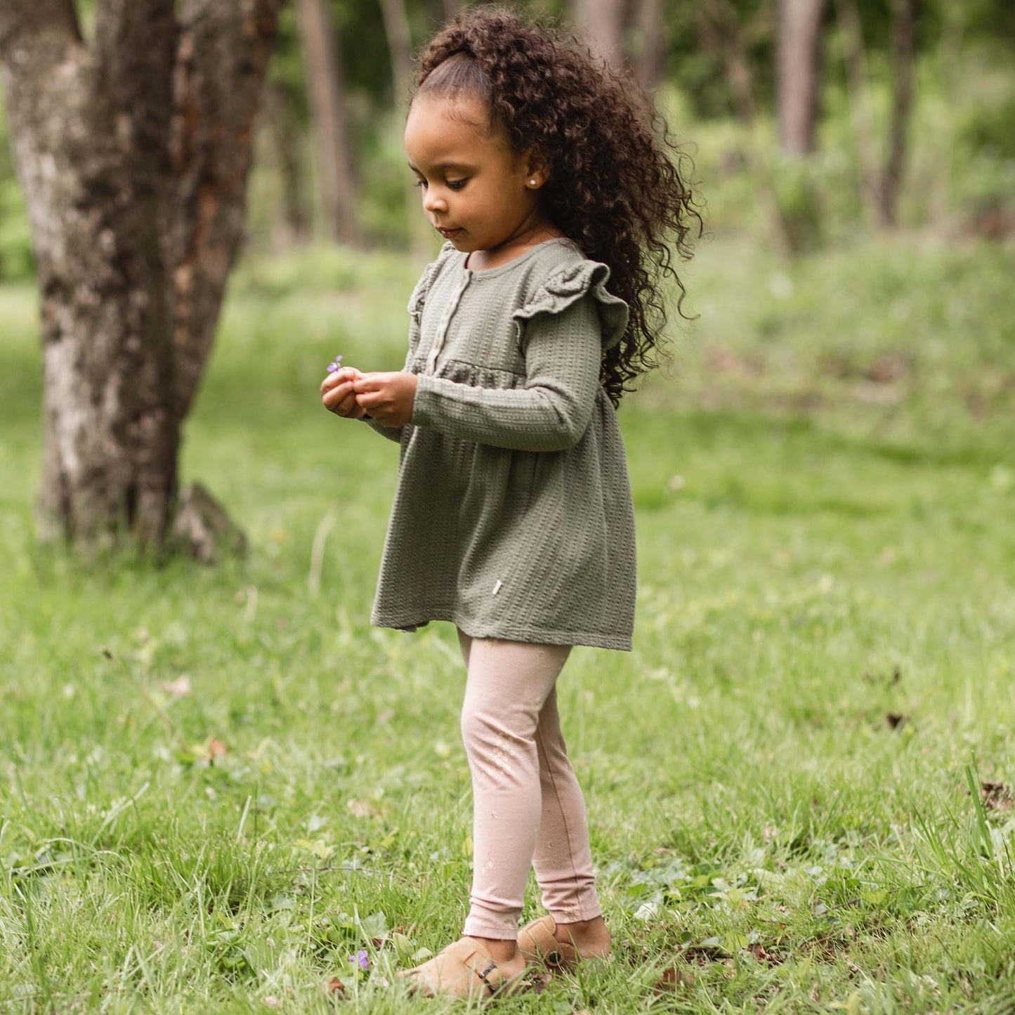 Budding Beauty Organic Shirt & Pants Set