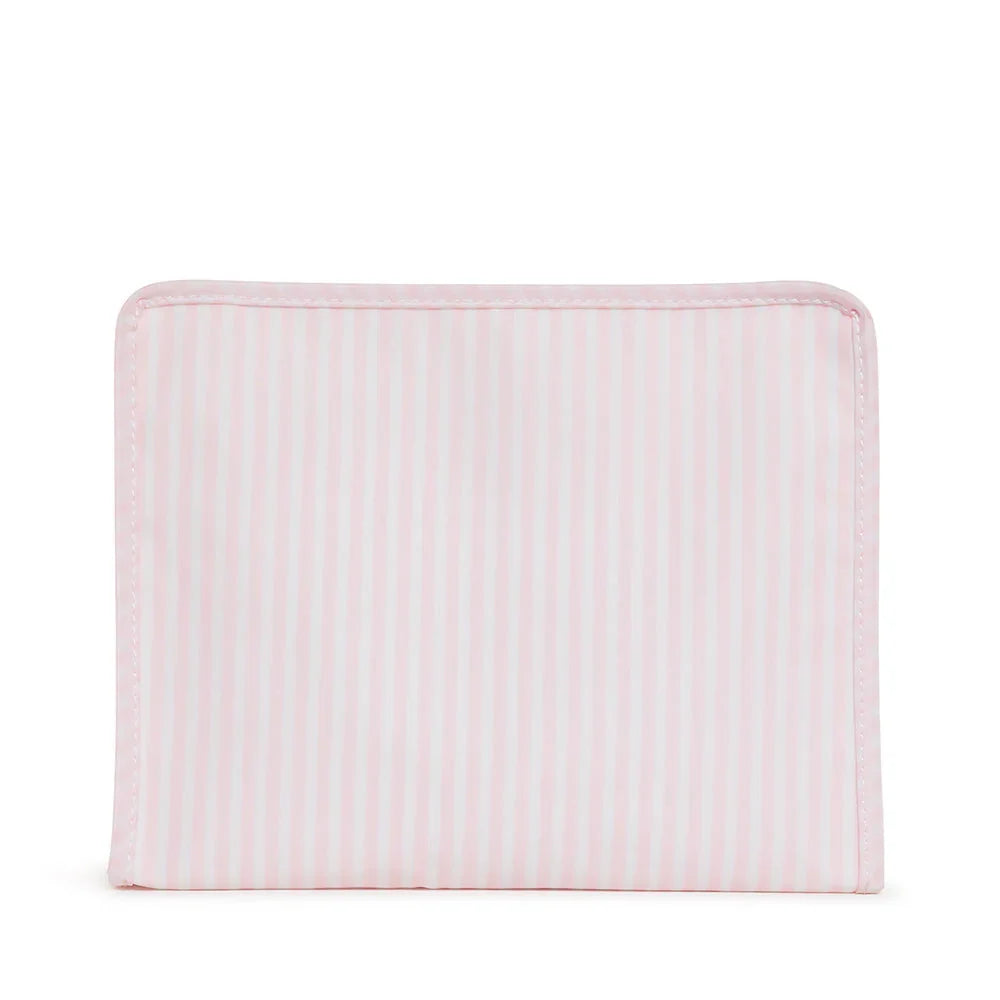 Pimlico Pink Stripe Roadie Large Zip Pouch