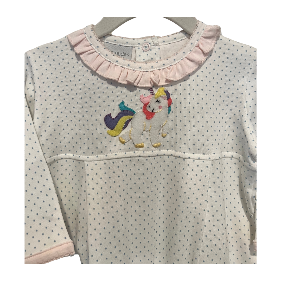 Unicorn Ruffle Pima Jumpsuit
