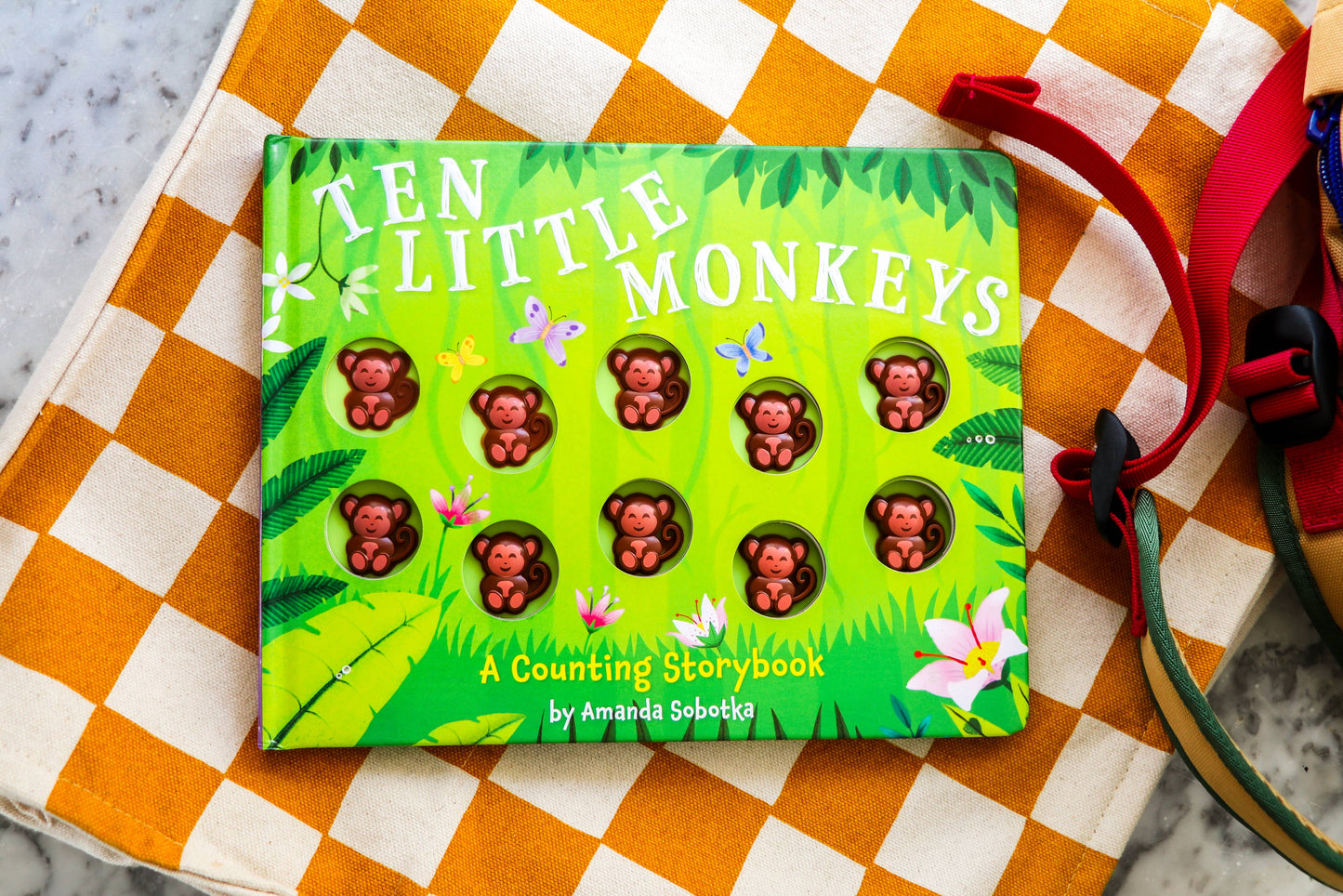 Ten Little Monkeys Board Book