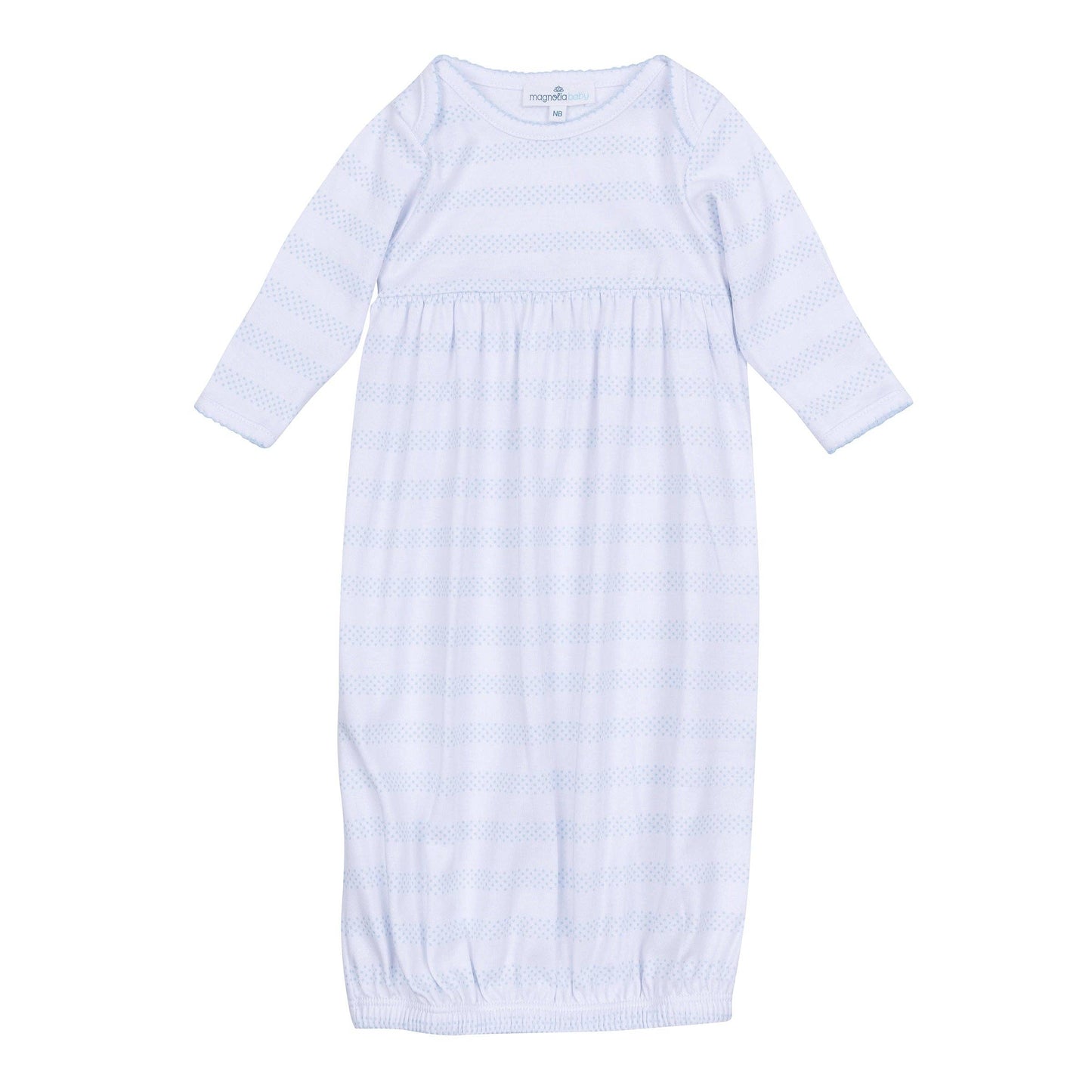 Baby of Mine Pima Gown - Light Blue