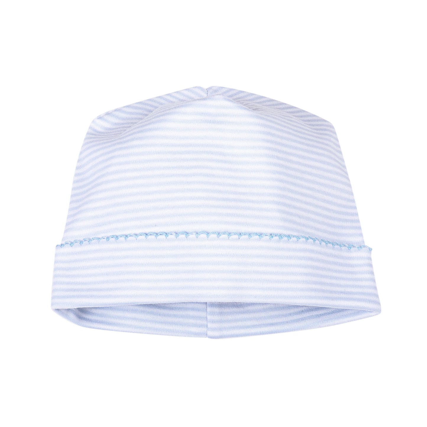 Blue Mini Stripes Pima Hat