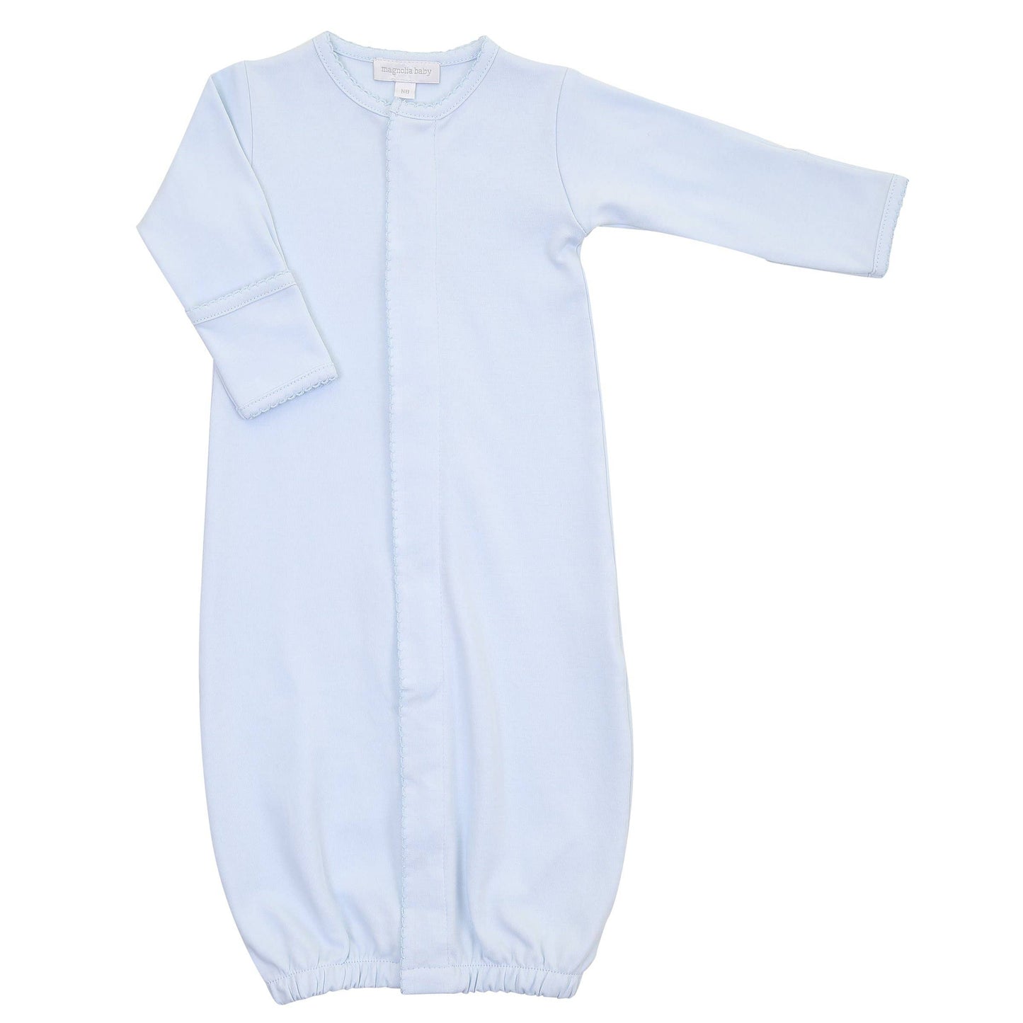 Essentials Solid Blue Pima Converter Gown