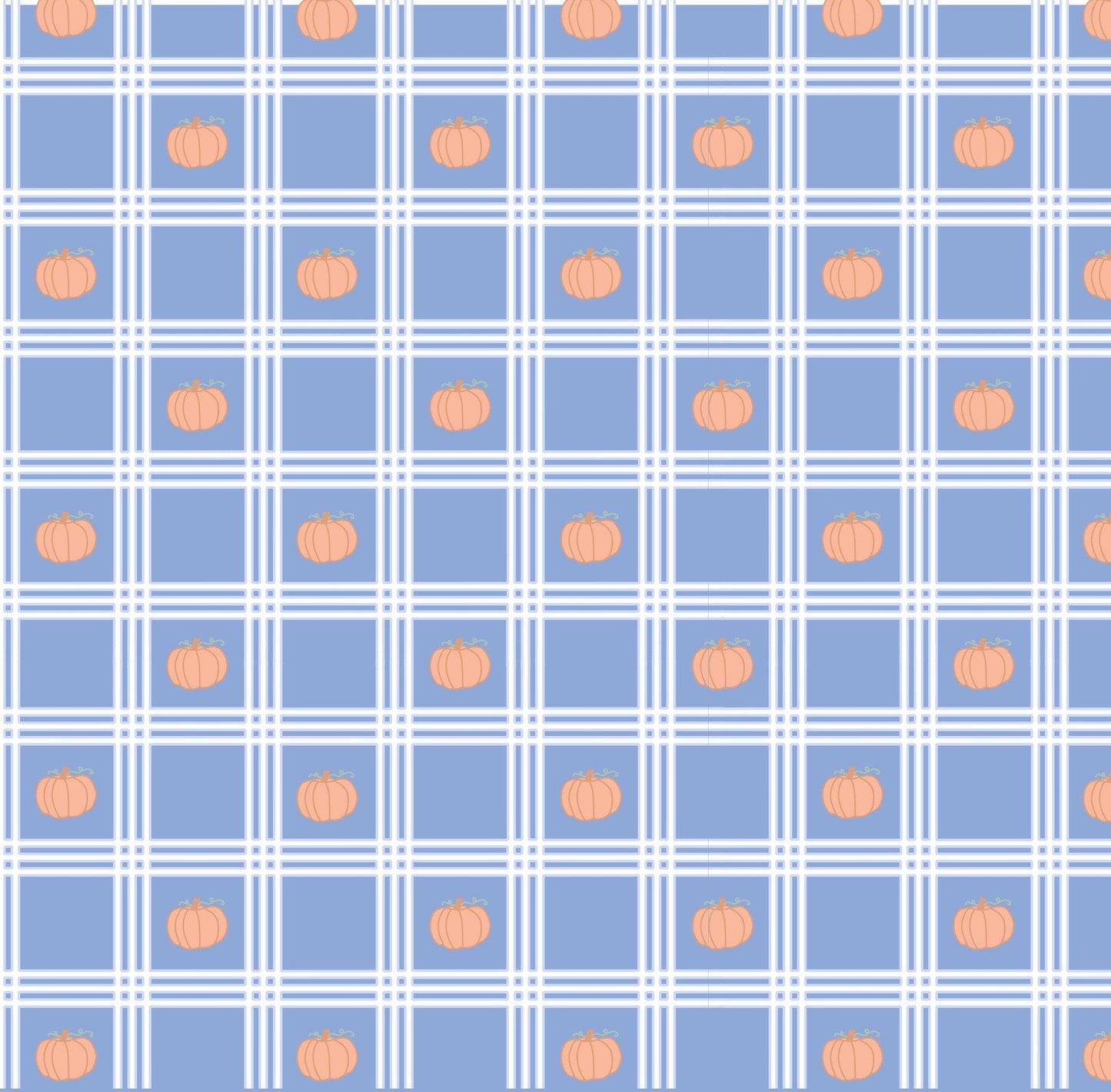 Pumpkin Plaid Palmer Pima Bubble