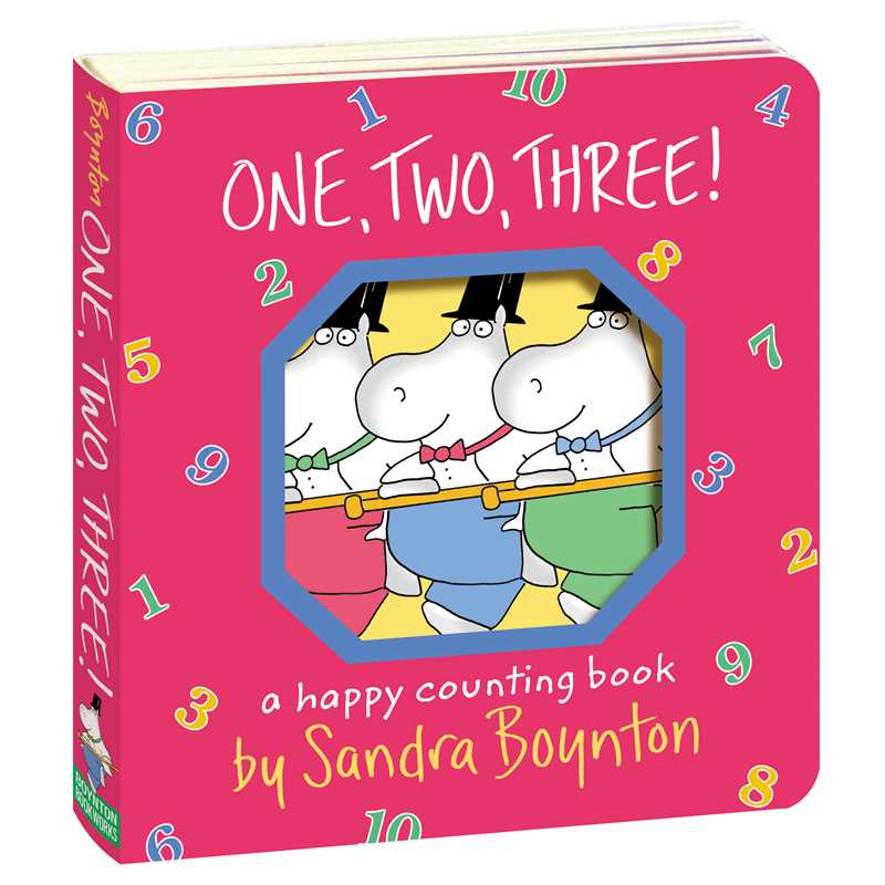 One, Two, Three! by Sandra Boynton Board Book