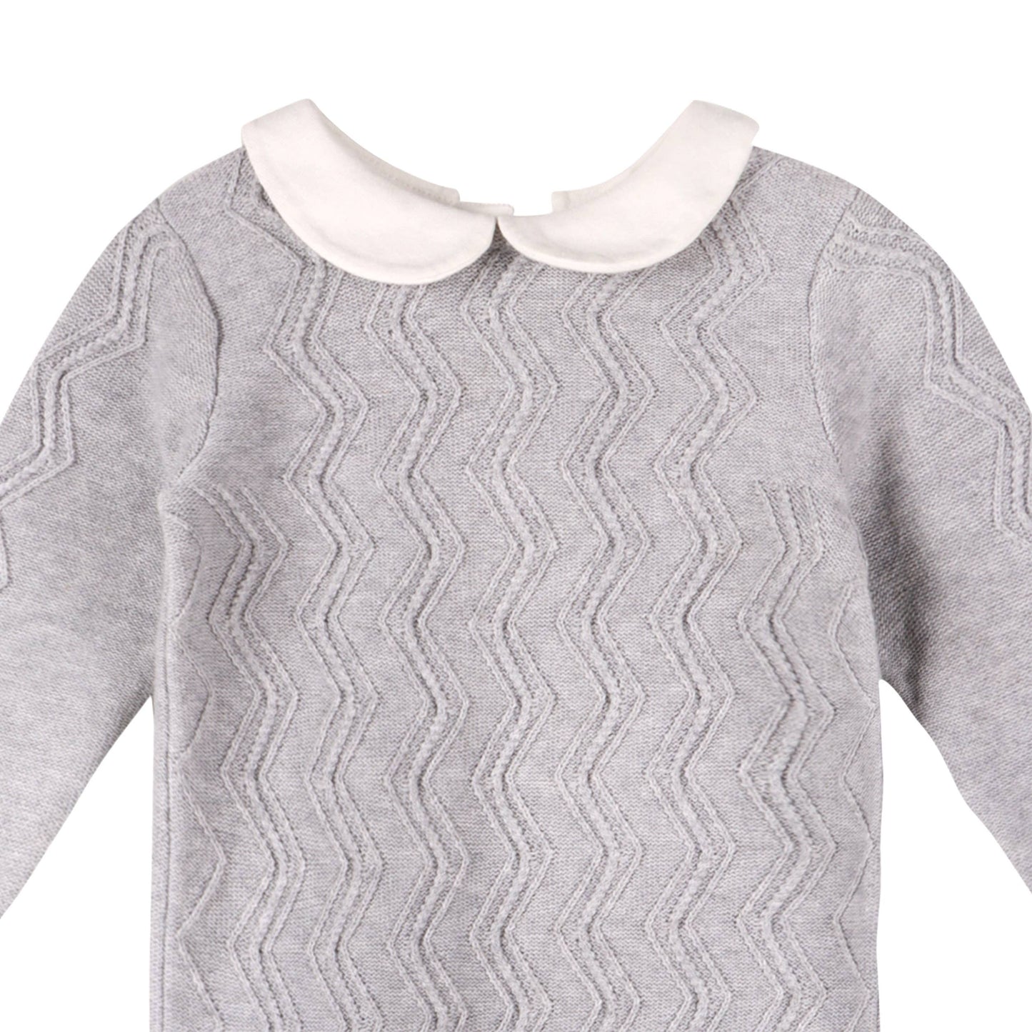 Organic Milan Grey Peter Pan Jumpsuit