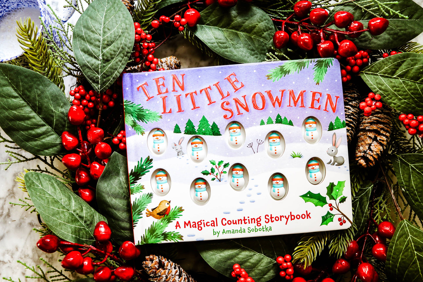 Ten Little Snowmen Board Book