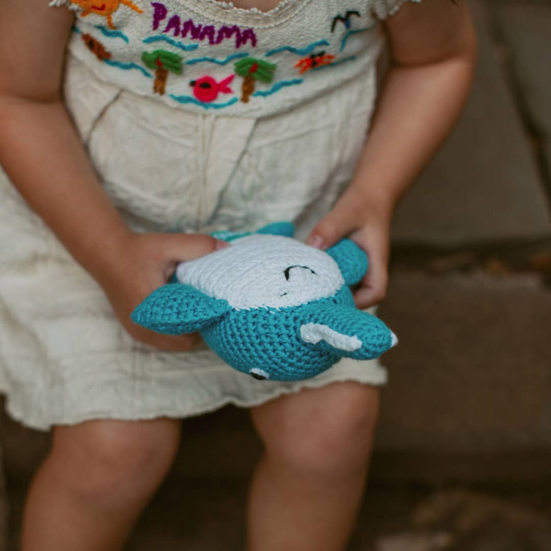 Organic Knitted Sawfish Rattle